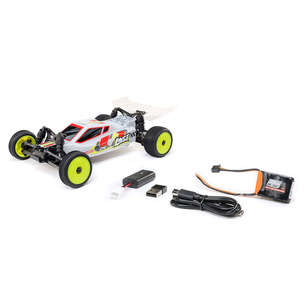 LOSI - 1/24 Micro-B 2WD Buggy RTR, White (LOS00007T1)
