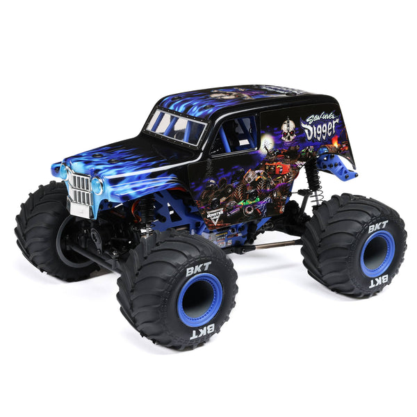 LOSI - 1/18 Mini LMT 4X4 Brushed Monster Truck RTR, Son-Uva Digger (LOS01026T2)