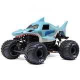 LOSI - 1/18 Mini LMT Megalodon 2S 4X4 RTR Brushed Monster Truck (Battery & Charger Included), Blue (LOS01026T3)