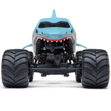 LOSI - 1/18 Mini LMT Megalodon 2S 4X4 RTR Brushed Monster Truck (Battery & Charger Included), Blue (LOS01026T3)
