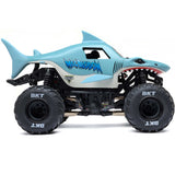 LOSI - 1/18 Mini LMT Megalodon 2S 4X4 RTR Brushed Monster Truck (Battery & Charger Included), Blue (LOS01026T3)