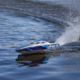 PRO BOAT - Sonicwake 24in Self-Righting Brushless Deep-V RTR (Battery & Charger Included), Blue (PRB-1992T2)