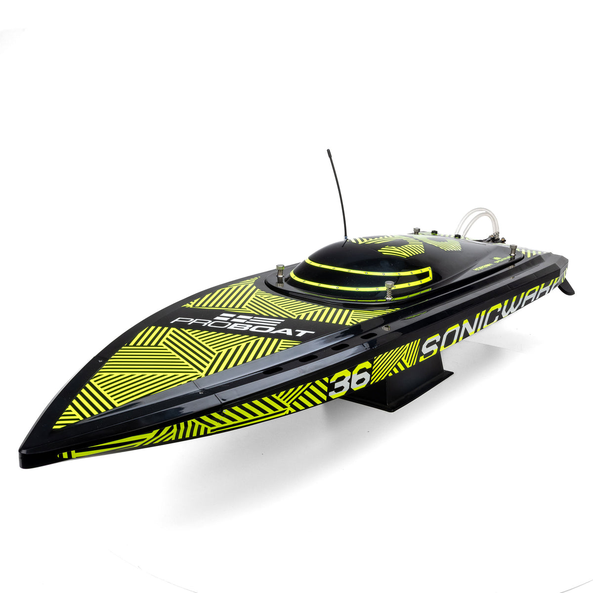 PRO BOAT - Sonicwake 36in V3 8S Self-Righting Brushless Deep-V RTR, Black/Green (PRB-2171T1)