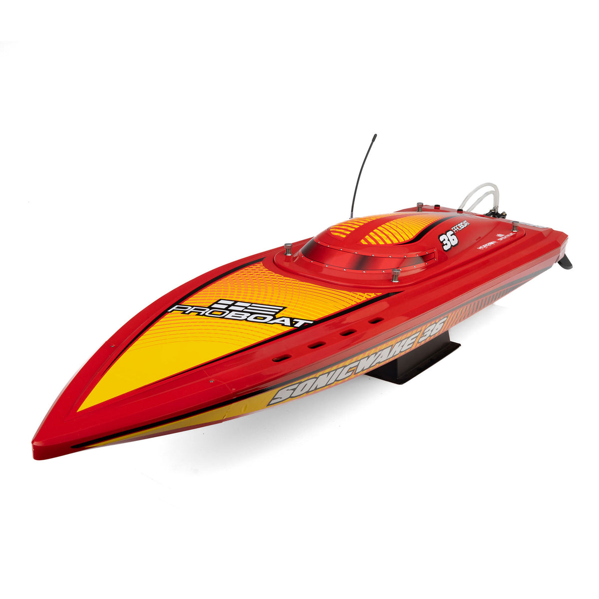 PRO BOAT - Sonicwake 36in V3 8S Self-Righting Brushless Deep-V RTR, Red/Yellow (PRB-2171T2)