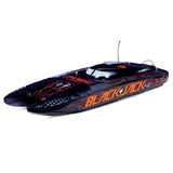 PRO BOAT - Blackjack 42in 8S Brushless Catamaran RTR, Black/Orange (PRB08043T1)