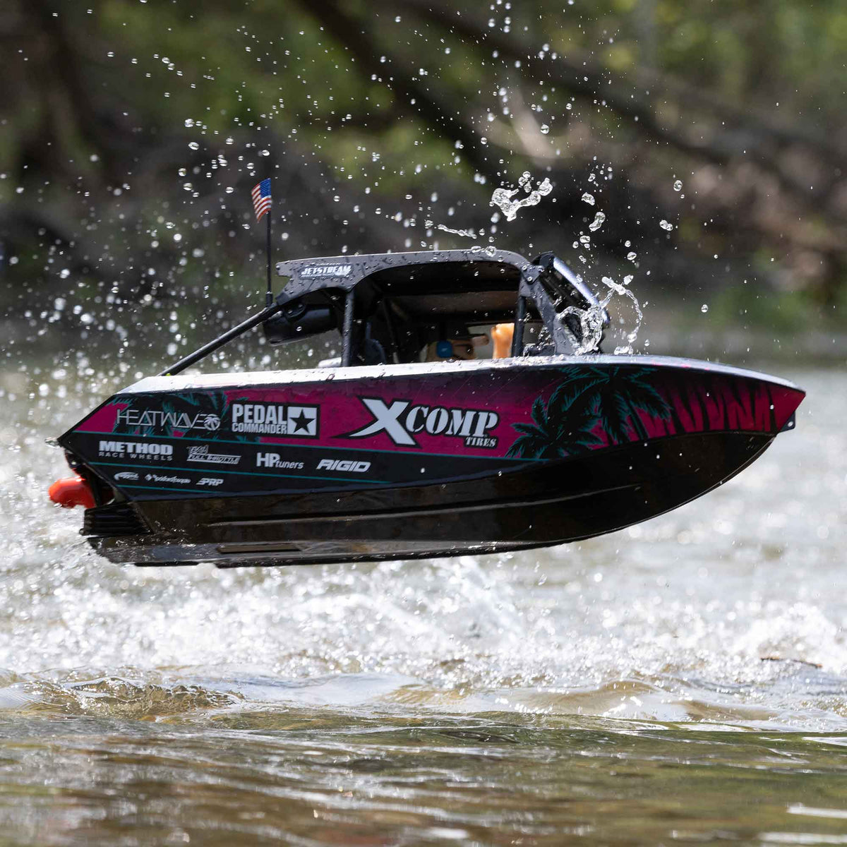 PRO BOAT - 1/6 Jetstream 24in Brushless Jet Boat RTR, Shreddy (PRB08051T1)