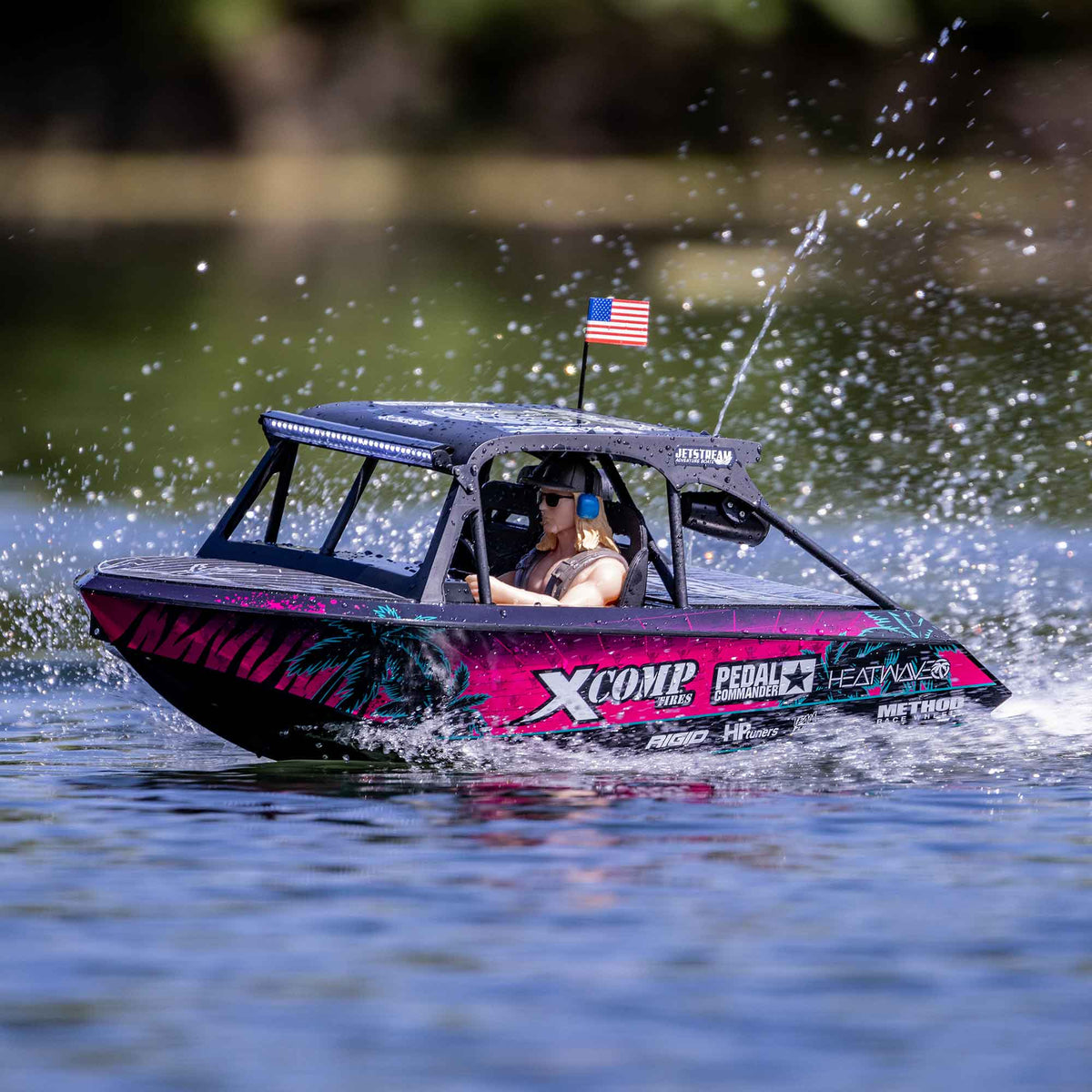PRO BOAT - 1/6 Jetstream 24in Brushless Jet Boat RTR, Shreddy (PRB08051T1)