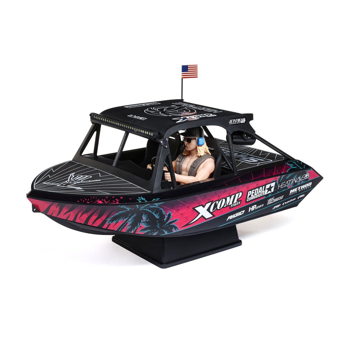 PRO BOAT - 1/6 Jetstream 24in Brushless Jet Boat RTR, Shreddy (PRB08051T1)