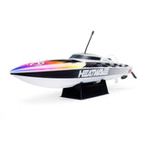 PRO BOAT - Recoil 2 18in Self-Righting Brushless Deep-V RTR (Battery & Charger Included), Heat Wave (PRB08053T2)