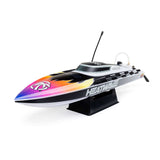 PRO BOAT - Recoil 2 18in Self-Righting Brushless Deep-V RTR (Battery & Charger Included), Heat Wave (PRB08053T2)