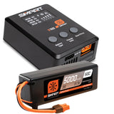 SPEKTRUM - Smart Powerstage Surface Bundle: 5000mAh 3S 50C LiPo Battery (IC3) / 100W S100 Charger (SPMX-1033)