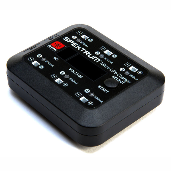 SPEKTRUM - S63 Micro 6-port DC/USB 1S LiPo Charger (SPMXC1060)