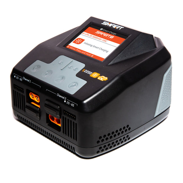 SPEKTRUM - S2200 G2 AC 2x200W Smart Battery Charger (SPMXC2010)