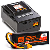 SPEKTRUM - Smart Powerstage 2S Surface Bundle: G2 5000mAh 2S LiPo IC5 & S155 Charger (SPMXPSS200)