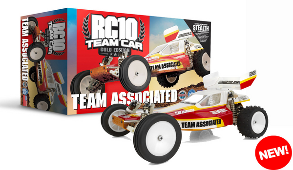 Team Associated RC10 Team Car 1/10 Electric 2WD Buggy Kit (Gold