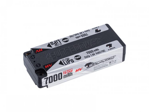Sunpadow Platin High-End LiHV Mid-Shorty 7000mAh-7.6V-2S2P-140C