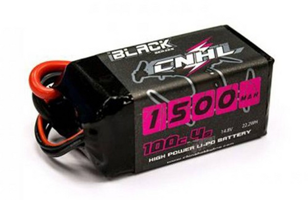 CNHL Black Series 4S 14.8V 1500mAh 100C Lipo Battery w/ XT60 Plug