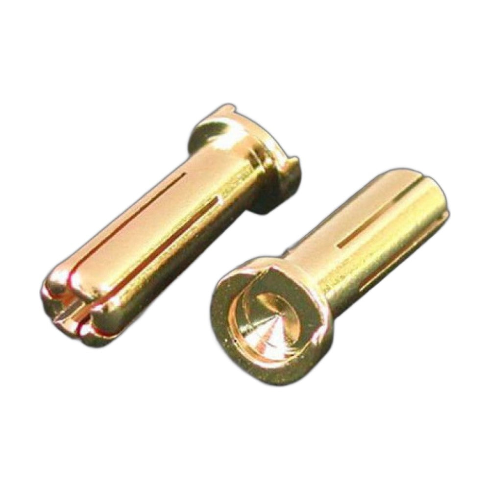 ORCA 5mm Gold Bullet Plugs 5x16mm (2pcs)