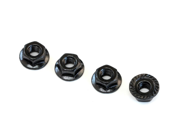 Destiny 4mm Flanged Nut, 4 pcs (D10117)