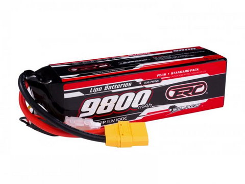 SUNPADOW ERC Plus Lipo Battery 9800mAh-11.1V-3S2P-100C