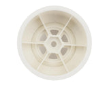 DE RACING - Gambler Rear Wheels for Late Model / MWM / Street Stock / 12mm Hex / AE -TLR / WHITE (4 PC) 1.7/2.2in (DER-GLR-AW)