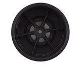 DE RACING - Gambler Rear Sprint Wheels with 12mm Hex / AE -TLR / BLACK (4 PC) 1.7/2.5in (DER-GSR-AB)