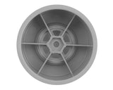 DE RACING - Gambler Rear Sprint Wheels with 12mm Hex / AE -TLR / SILVER (4 PC) 1.7/2.5in (DER-GSR-AS)