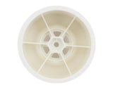 DE RACING - Gambler Rear Sprint Wheels with 12mm Hex / AE -TLR / WHITE (4 PC) 1.7/2.5in (DER-GSR-AW)
