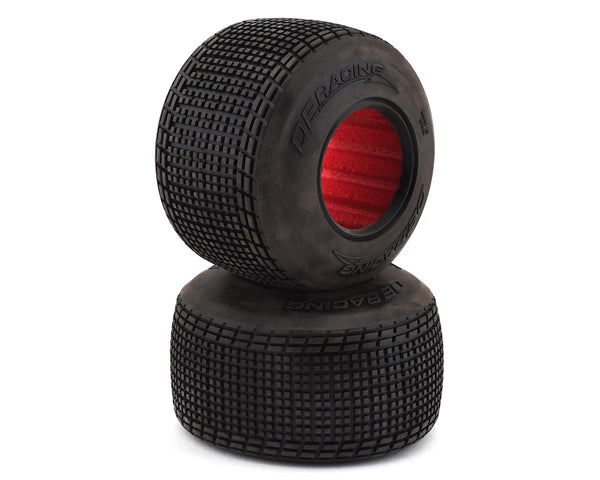 DE RACING - Outlaw Sprint Rear Tyres 2.2/1.7 / D30 Compound / With Inserts (DER-OSR1-D3)