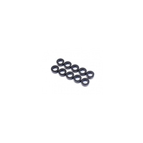 Destiny 3x5.5x1.5mm Aluminum Spacer (Black), 10 pcs (O10205)