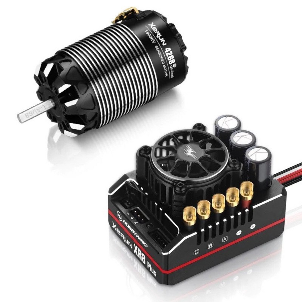 Hobbywing Xerun XR8 Plus G2S Brushless ESC/4268SD G3 Motor Combo (1900kV)