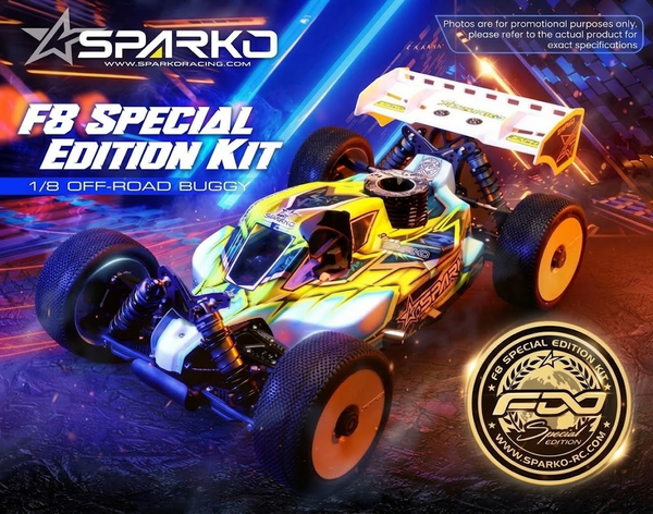 Sparko F8SE 1/8 Nitro Buggy Kit - Special Edition