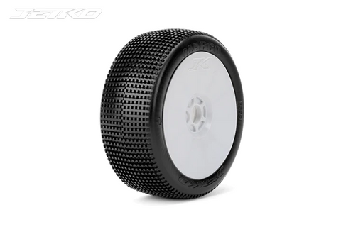 JETKO MARCO 1/8 Buggy Pre-Glued Tires White (pair)