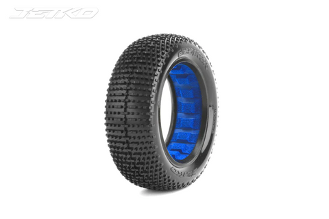 JETKO Desirer 1/10 2WD Front Buggy Tires w/ Inserts
