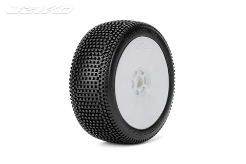 JETKO BLOCK IN 1/8 Buggy Pre-Glued Tires (pair)