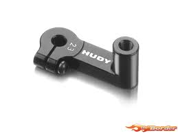 HUDY: Alu Clamp Steering Servo Horn - Extended 8mm - Futaba, Savox - 25t (293422)