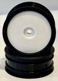 WHITZ RACING - Whiplash Front 2.2" 12mm Sprint Car Wheels with Coloured Covers (2)