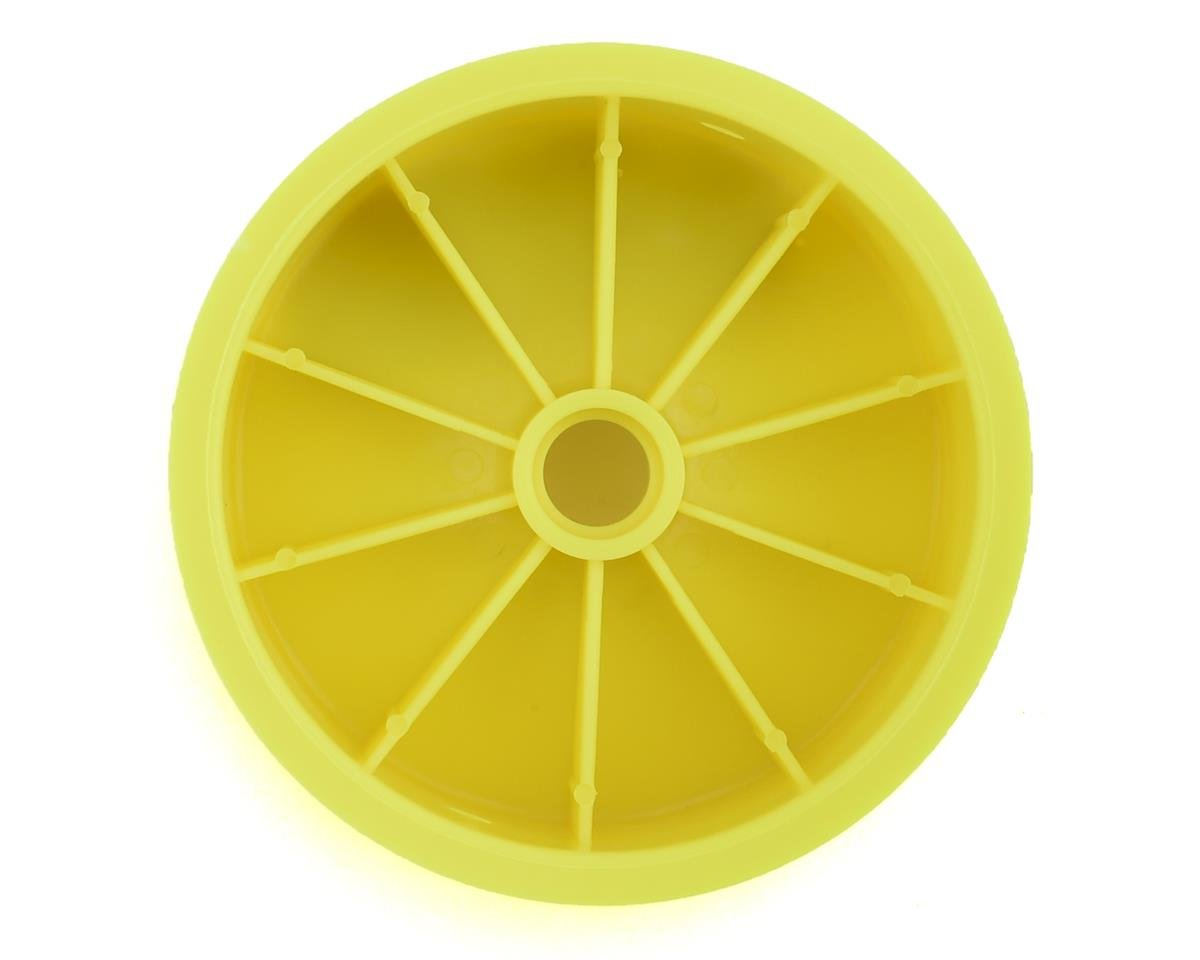 JConcepts Mono 2.2 Bearing Front Wheels (Yellow) (4) (RC10)