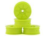 JConcepts RC10 Pioneer 2.2 Bearing Front Wheels (Yellow) (4)