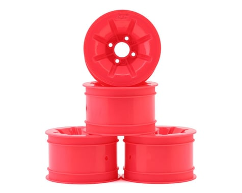 JConcepts RC10 Pioneer 2.2 Rear Wheels w/Adapters (Pink) (4)