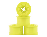 JConcepts RC10 Pioneer 2.2 Rear Wheels w/Adapters (Yellow) (4)