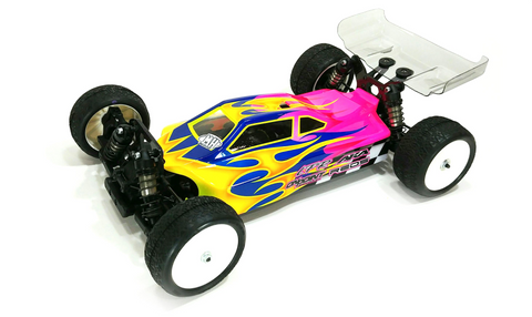 LFR A2 Tactic body (clear) w/ 2 wing set for Xray XB4 4wd buggy