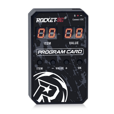 Rocket-RC ESC Program Card for 130a ESC