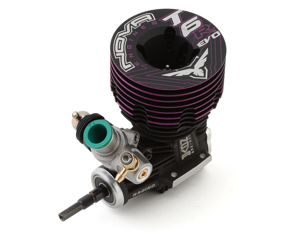 Nova Engines T6R EVO .24 6-Port Off-Road Truggy Nitro Engine (DLC Shaft) (Steel Bearing) (w/ EBIS)