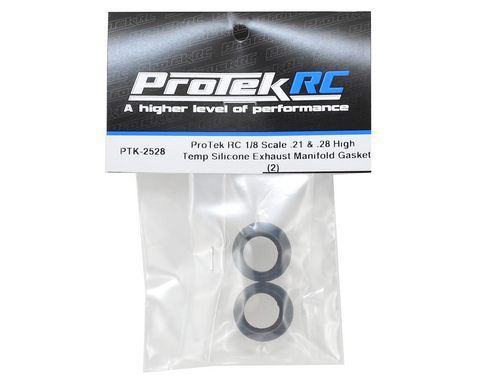 ProTek RC 1/8 Scale .21 & .28 High Temp Silicone Exhaust Manifold Gasket (2)