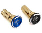 PROTEK RC - Twist Lock Adjustable Bullet Plug Grips with 5mm Bullets (Blue) (PTK-5081)