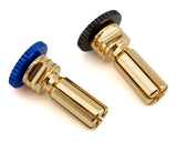 PROTEK RC - Twist Lock Adjustable Bullet Plug Grips with 5mm Bullets (Blue) (PTK-5081)