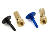 PROTEK RC - Twist Lock Adjustable Bullet Plug Grips with 5mm Bullets (Blue) (PTK-5081)