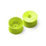 XRAY: 2WD/4WD Rear Wheel Aerodisk With 12mm Hex - Yellow - Hard (2) (329913-Y)