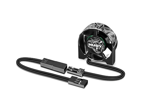 Hudy: Hudy Alu Rc Fan 30mm - Bottom Mount 2 Hole (293100)